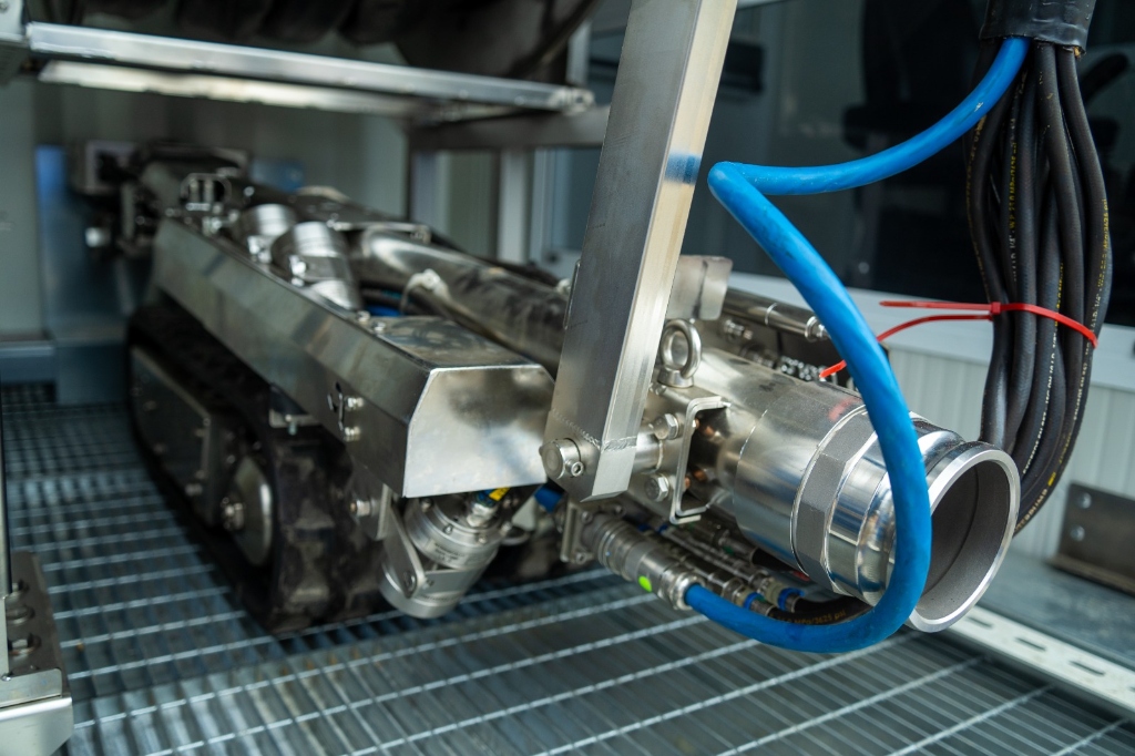 ATEX Zone-0 Certified Cleaning Robot
